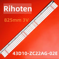 LED Backlight Strip for10 lamp For 43D10-ZC22AG-02E 10S1P 303TC430036E - Replacement TV Backlight Strip