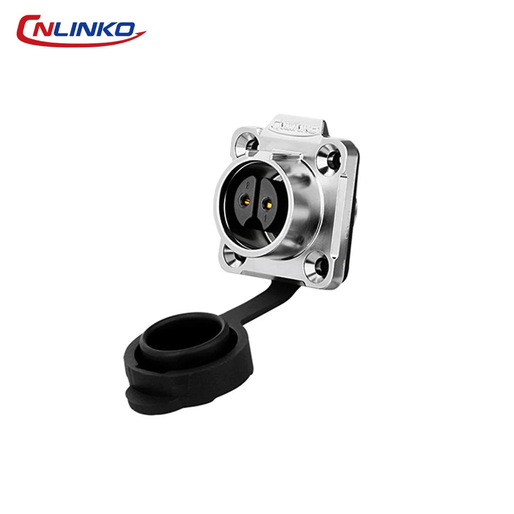 CNLINKO M16 Waterproof Electrical Connector 2/3/4/5/7/8/9 Pin Soldering Wire Aviation Connectors Panel Mounting Plastic+Metal