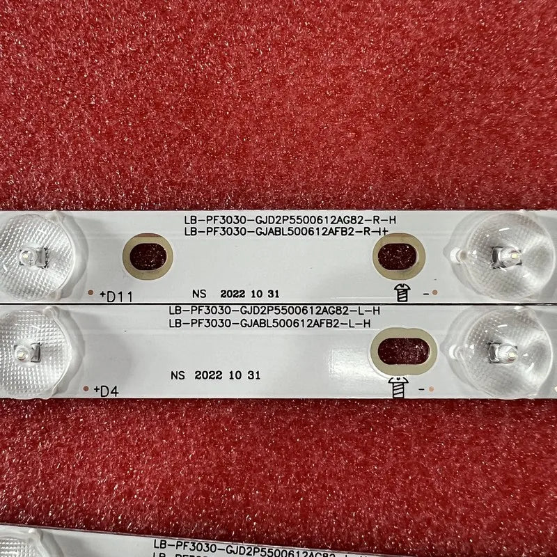 LED Backlight Strip for 12pcs LED Bar for 50put6400 50PUH6400 50PUF6061 500TT67 500TT68 V2