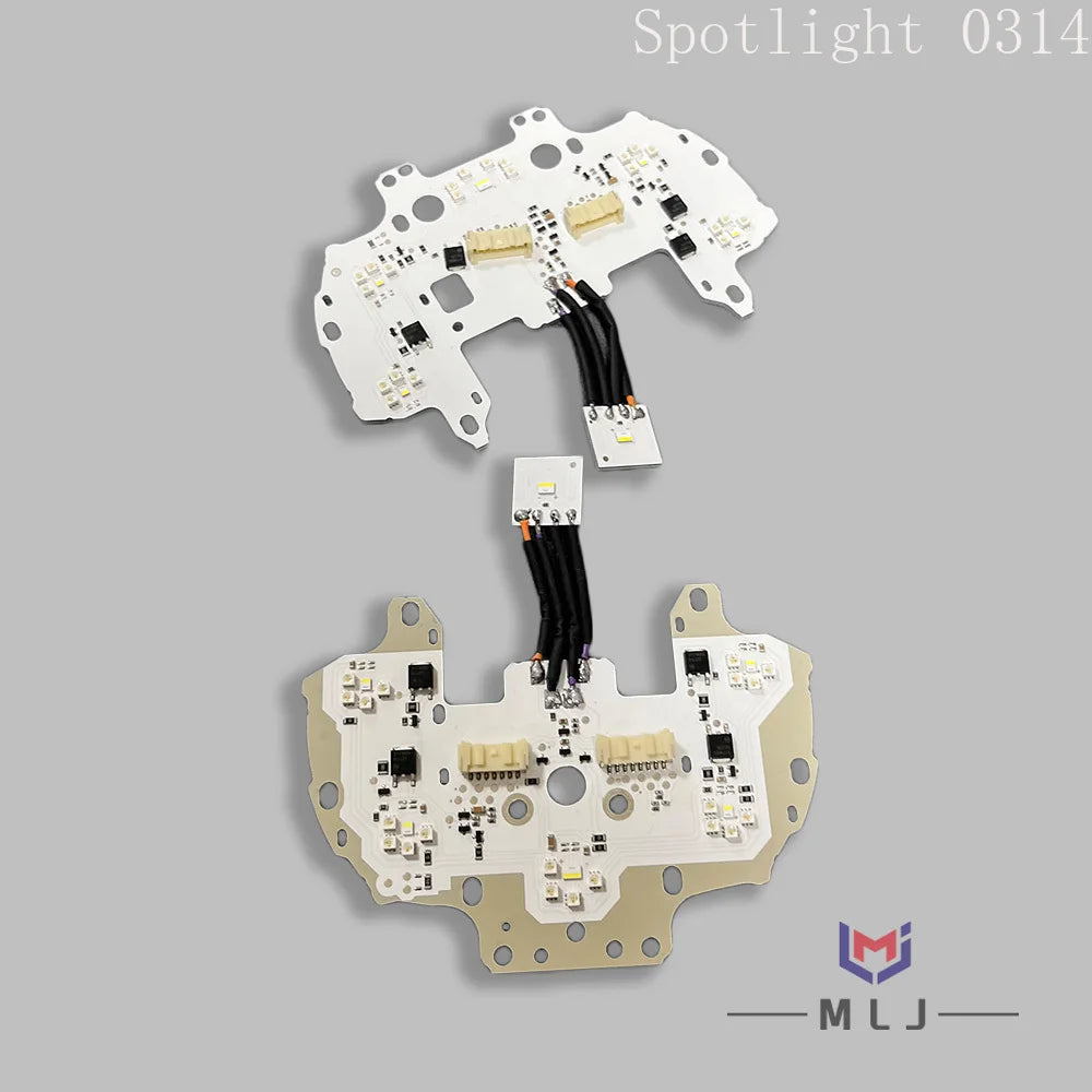 Headlight Lens Angel Eye Module High and Low Beam Light Source Chip DRL Board for BMW F02 F01