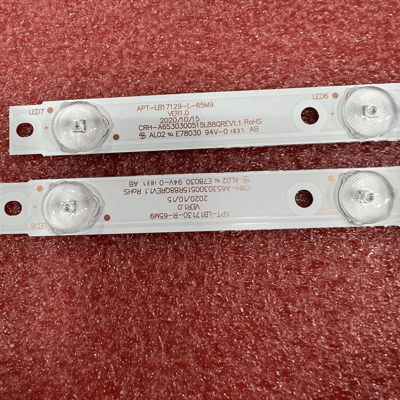 LED Backlight Strip for TV 65UJ6200 65UJ620V Skyworth 65U2200 CRH-A6530300508R72H CRH-A6530300507L72H