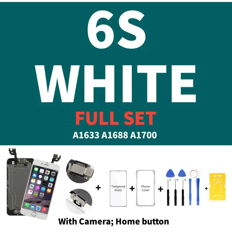 AAA Display for iPhone 5 5S 5SE 6 6S 7 8 Plus LCD Display Full Set Assembly Touch Screen Digitizer Replacement Pantalla+Camera