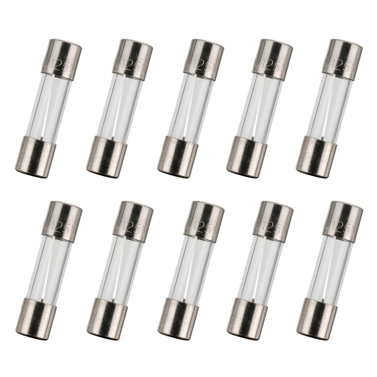 100pcs 5x20mm Quick Blow Glass Tube Fuse Assorted Kit Amp 0.