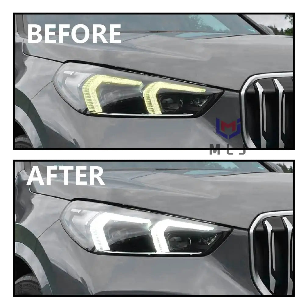 Headlight Angel Eyes Daytime Running Light Replacement Parts DRL Light Guide Tube Strips for BMW U12 U11 X2