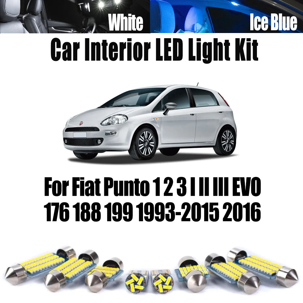 Bulbs Canbus Car Accessories for Fiat 1993-2016