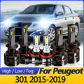 2PCS High quality White CANbus For Peugeot 301 2015-2019 LED