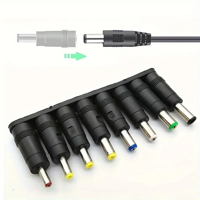 8Pcs AC DC 5.5X 2.1 MM Female Jack Plug Adapter Connectors T