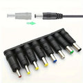 8Pcs AC DC 5.5X 2.1 MM Female Jack Plug Adapter Connectors T