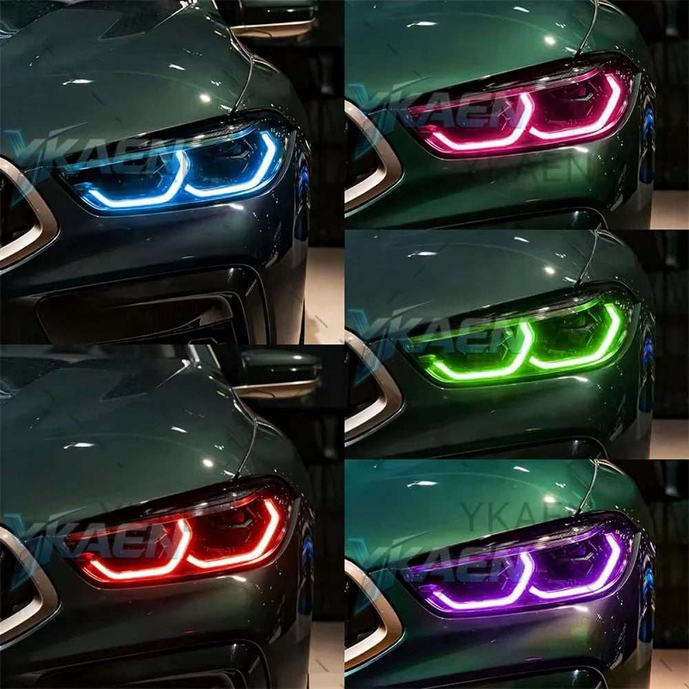 Angel Eye DRL Module For 19-22 BMW 8 Series M8 G14 G15 F92 F93 G16 840i Daytime Running Lights Blue Red for