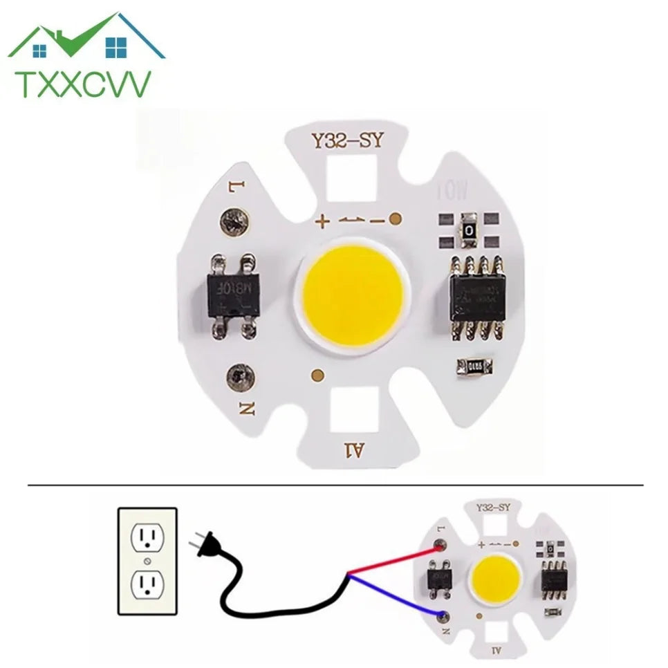 Y32 COB LED Chip Lamp Matrix 3W 5W 7W 9W 12W AC 220V For Flo