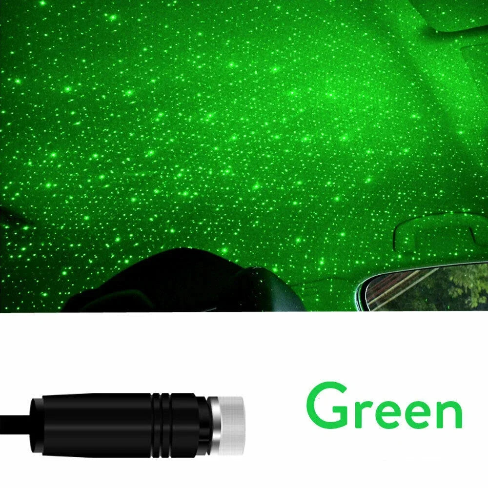 Mini LED Car Roof Star Night Lights Projector Light Interior Ambient Night Starry Sky USB LED Decorative Lights Plug and Play