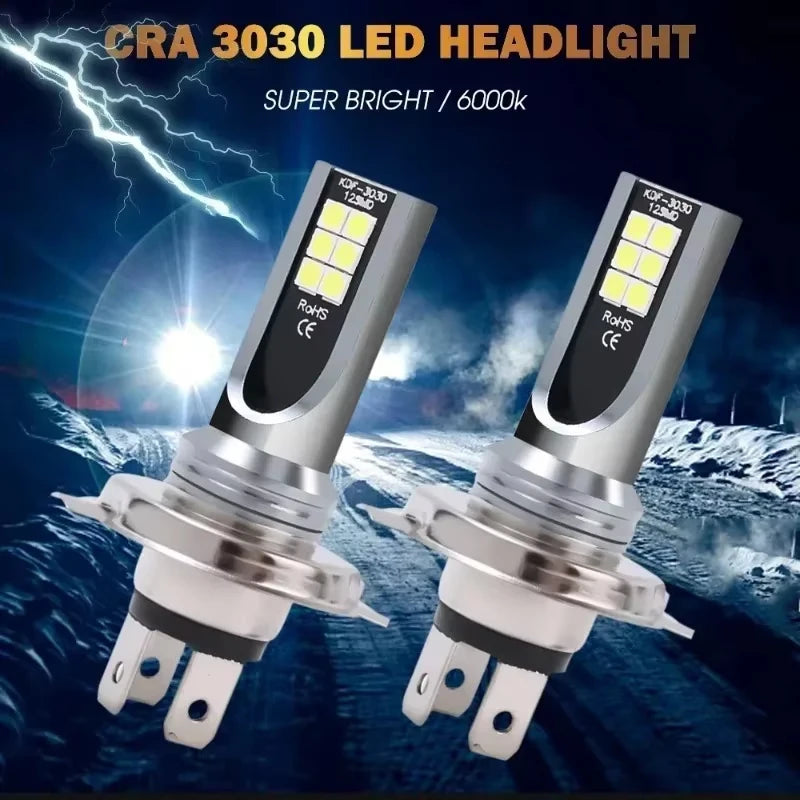 H7 Led Headlight Bulb Kit Car Fog Light Bulbs 12V 55W High P