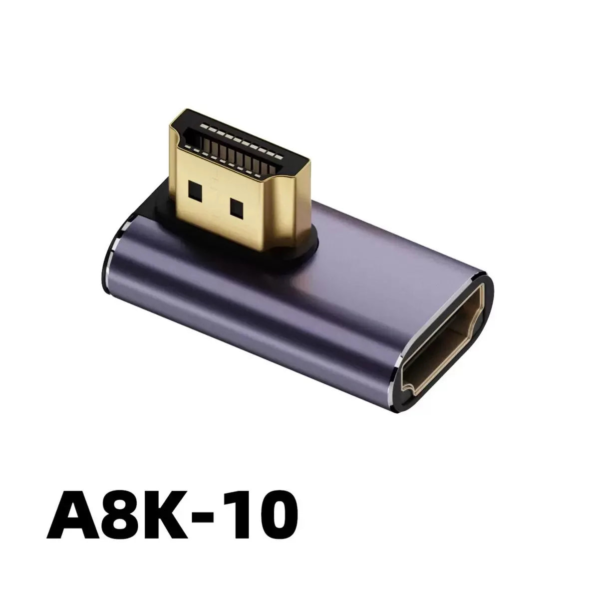 360 Degree Angled U-shaped L Converter Mini HDMI Male to HDMI-compatible 2.1V Female Extension 4K 5K 3D UHD 8K 60Hz Adapter