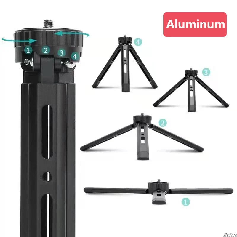 Metal Tripod for Camera DJI Desk Aluminum Alloy Mini Handle 