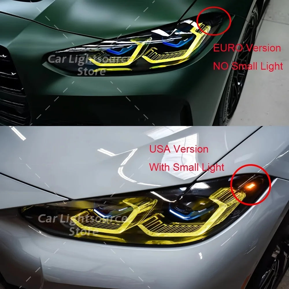 DRL LED Board For BMW M3 M4 G80 G82 G22 G23 G26 420i 430i 2021-2023 Laser Headlight Daytime Running Light