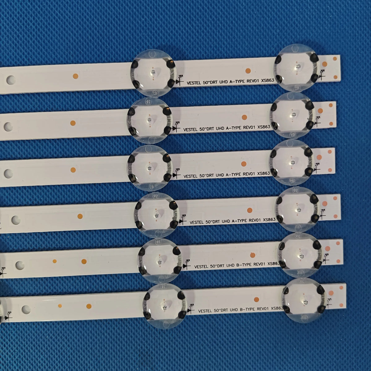 LED Backlight Strip for50HK15T74U 50HK6T74U 50VL5A63DB 50U6863DB 17DLB50NER1 Vestel 50 DRT UHD A B VES500QNDC