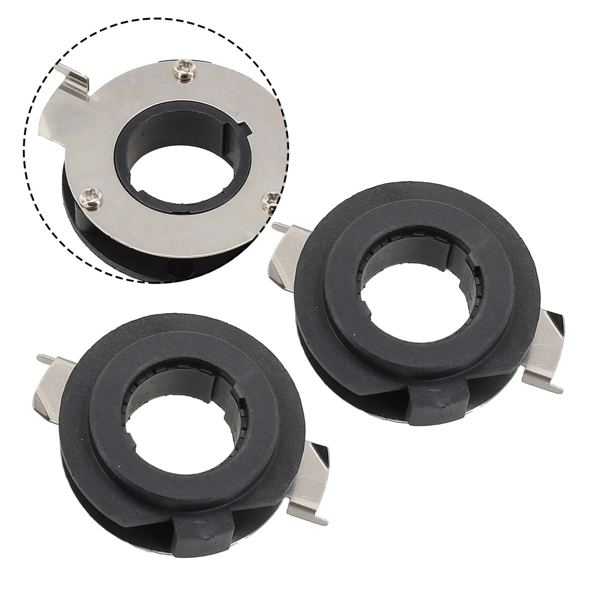 2pcs H7 Led Headlight Bulb Base Holde H7 LED Adapter Base He