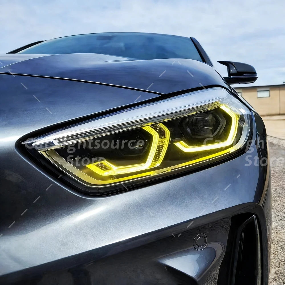 Angel Eyes DRL Boards For BMW 1 2 Series F40 F44 118i 218i M235iX 2019-2022 LED Headlight Daytime Running