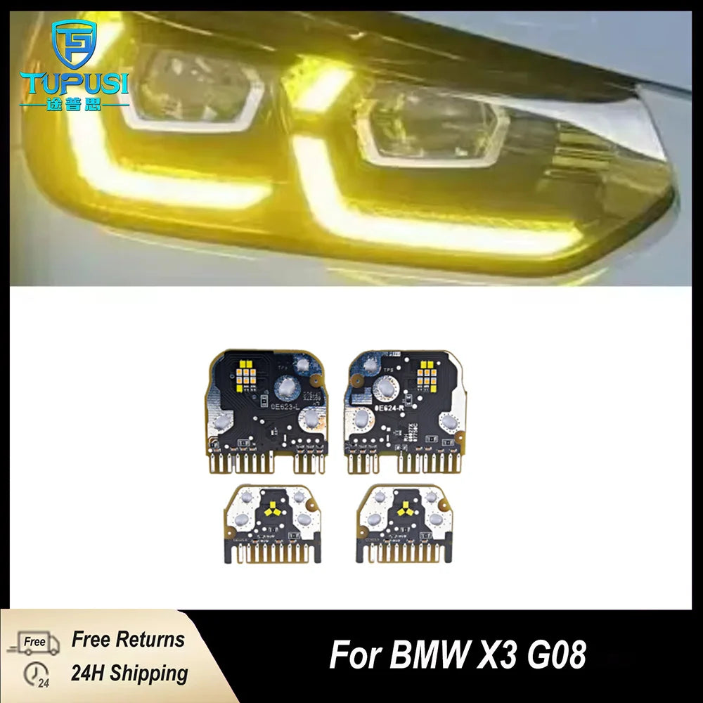 Angel Eye DRL LED Boards For BMX X3 X4 X3M X4M IX3 G01 G08 F97 F98 2022 2023 Daytime Running Signal Light for