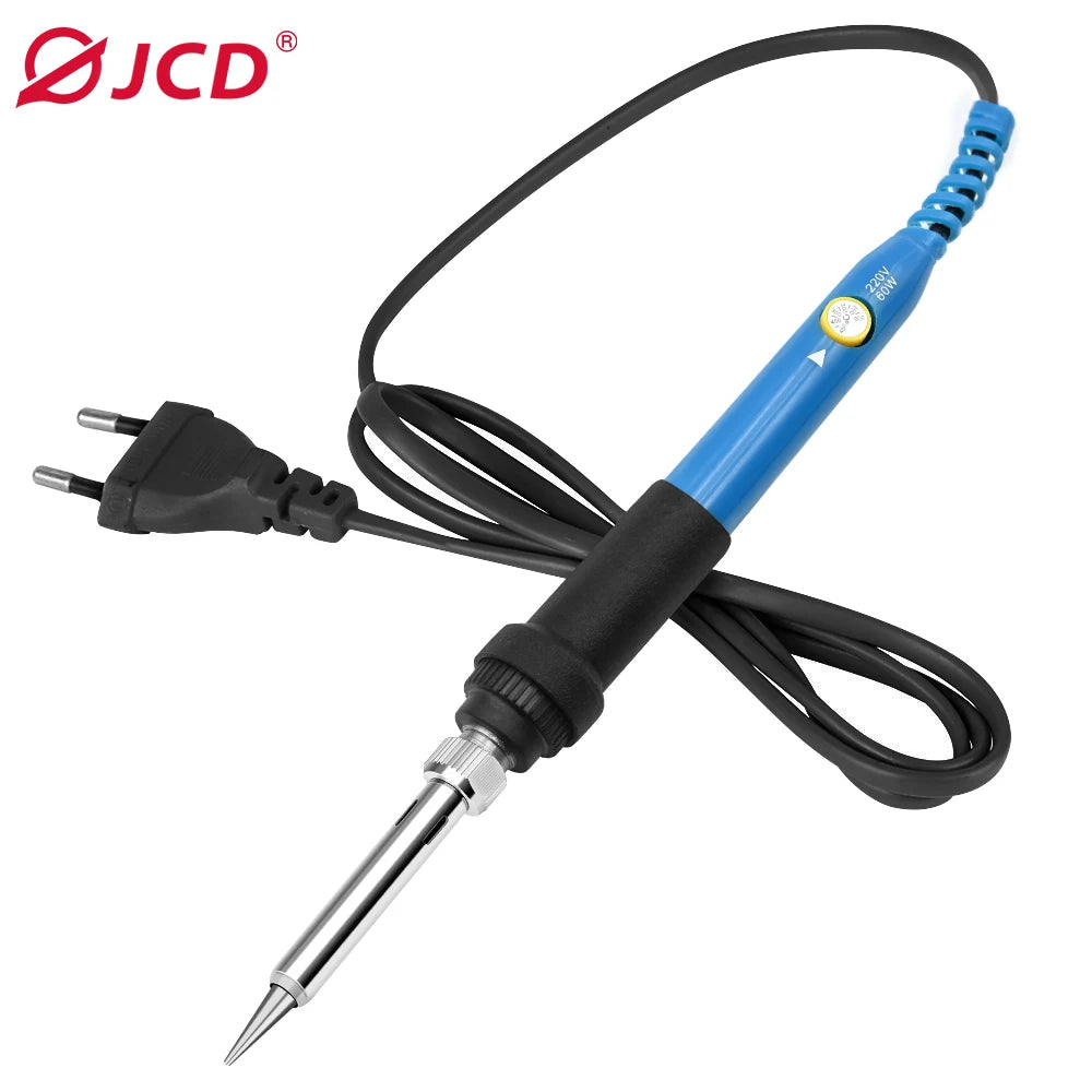 JCD 60W/80W Electric Soldering Iron Adjustable Temperature Digital Display Electronic Welding Repair Tools With Solder Tin Iron
