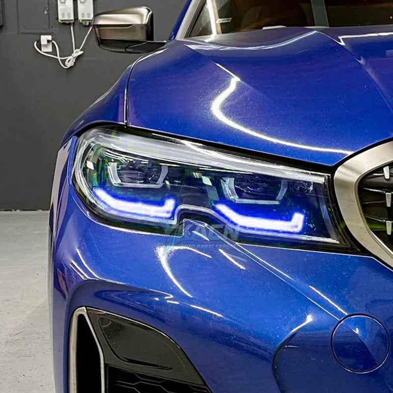 LED Headlight Daytime Running Light Module For 19-22 BMW 3 Series G20 G21 G28 Blue Red Angel Eye DRL Boards
