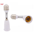 Universal E27 to E27 Lengthened Lamp Base 180 degree Rotatio