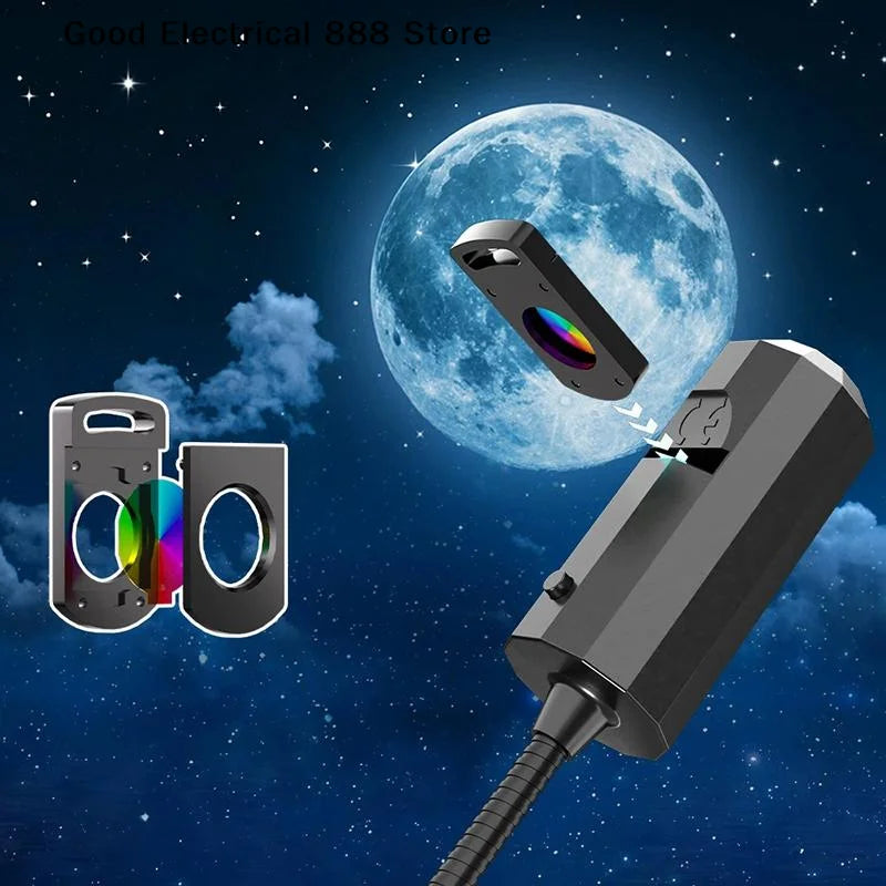 Romantic Rotatable Galaxy Star Projector Portable USB 24 LED