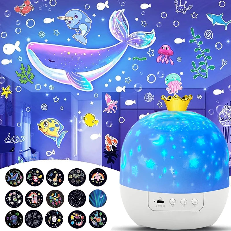 Kids led Night Light Projector Light Projector with LED Time