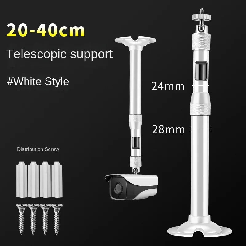 Projector Stand Surveillance Camera Telescopic Support Wall Ceiling Mount Bracket 20-40cm 30-60cm 40-80cm 60-120cm