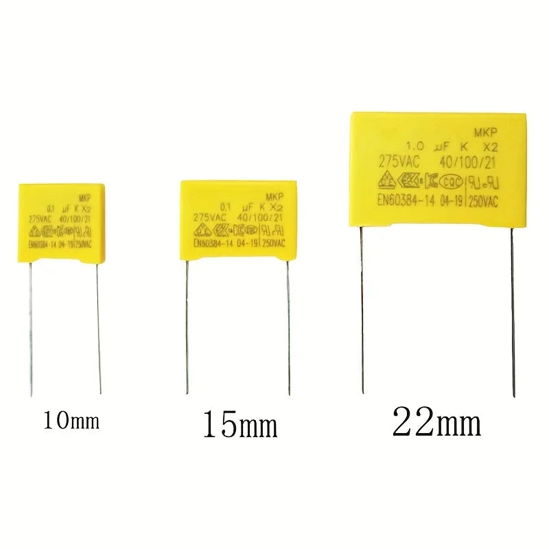 135PCS 14Values X2 Safety Capacitor 275VAC 102K-105K 1NF 1UF