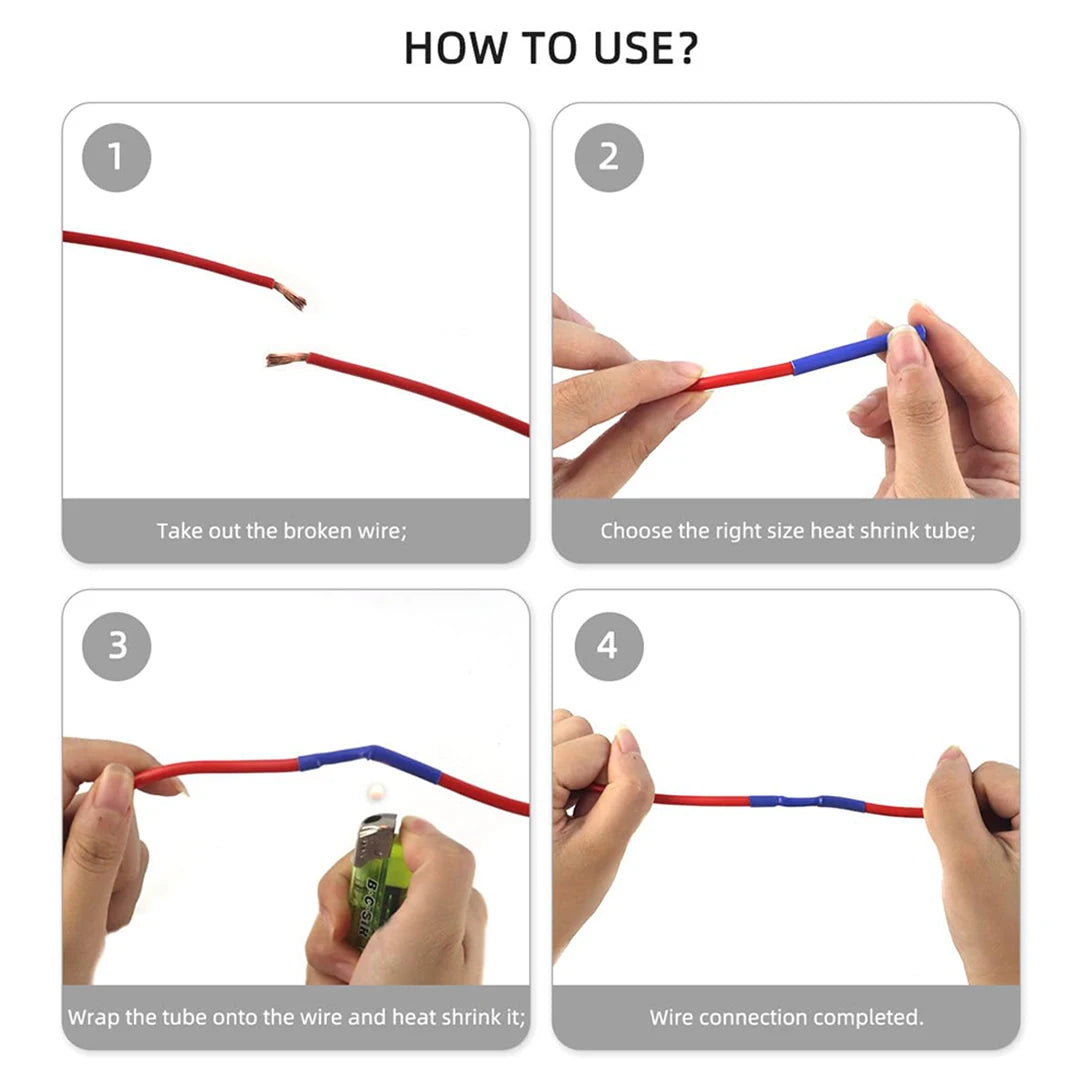 Heat-shrink Tubing Thermoresistant Tube Heat Shrink Wrapping
