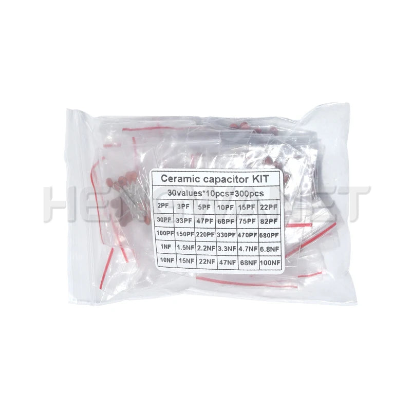 Ceramic Capacitor Kit Set 2pF-0.1uF Electronic Components Ca