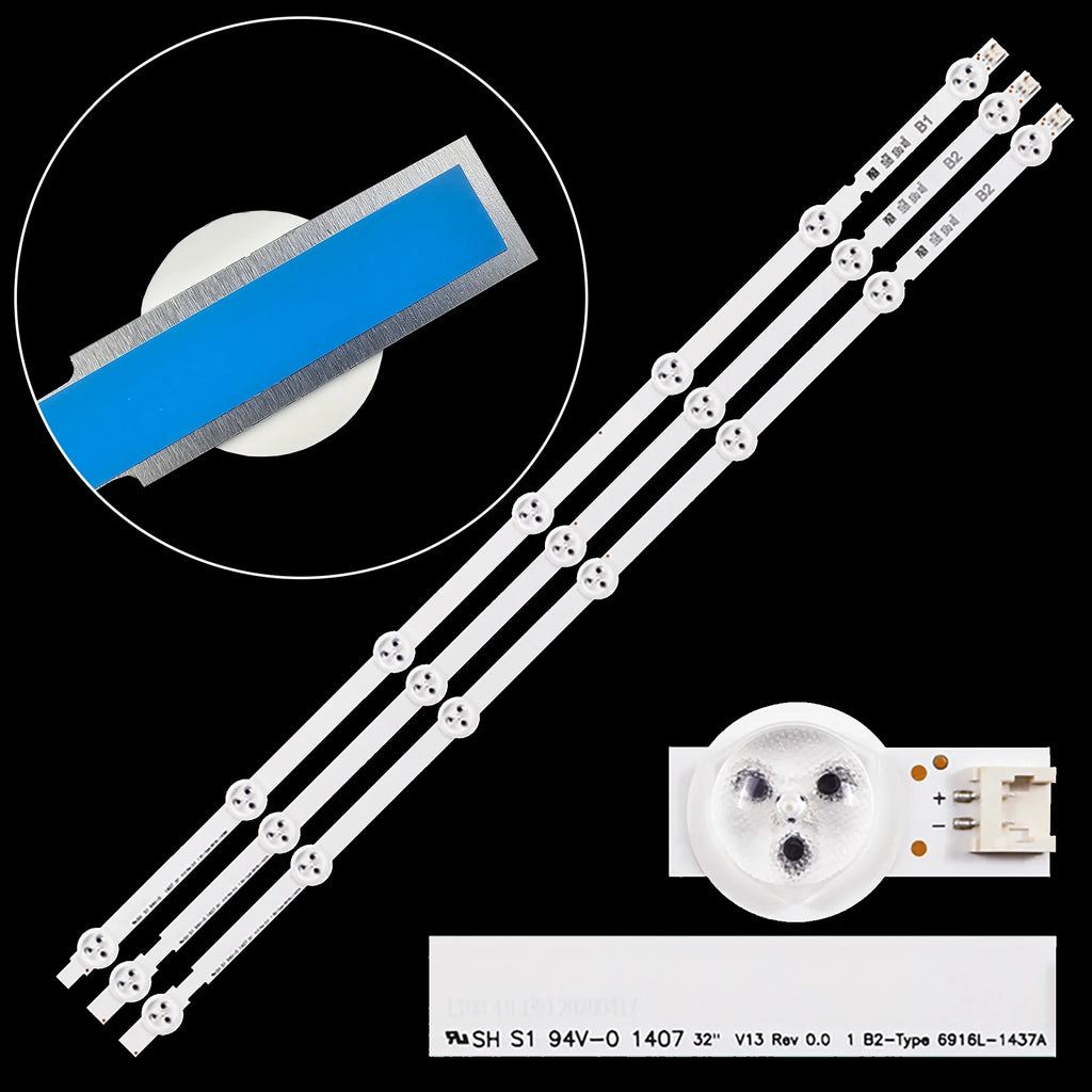LED Backlight Strip for 32'' ROW2.1 Rev 32LN5400 32LN536U 32LN540B 32LN570N 32LN570V 32LN613V 6916L-1426A