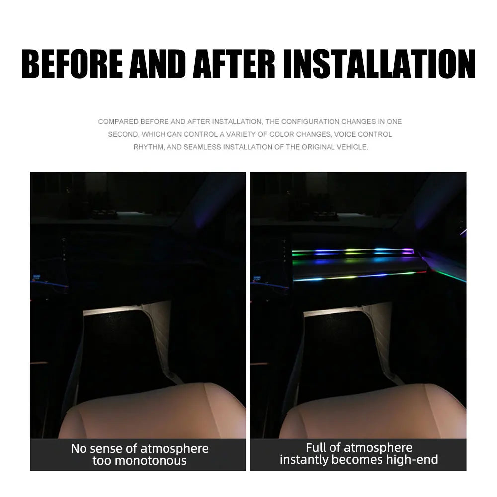 Universal Symphony Car Ambient Lights LED Interior RGB Strea