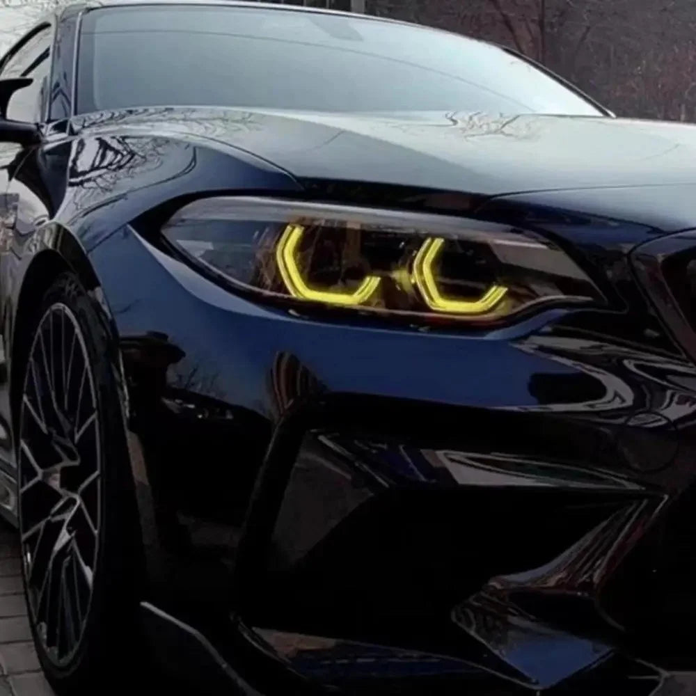 Angel Eye For BMW 2 Series F22 F87 F23 M240i Xenon M2 LCI 2014 2015 2016 2017 2018 2019 2020 LED Headlight