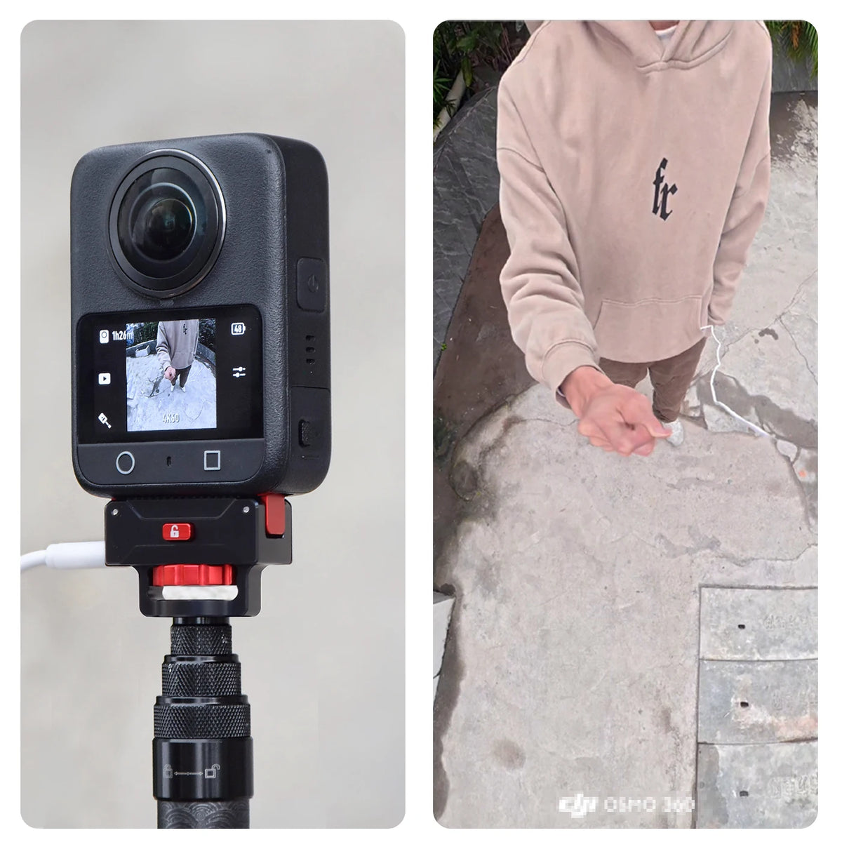 Quick Release Magnetic Mount for DJI Osmo 360 Action Camera 