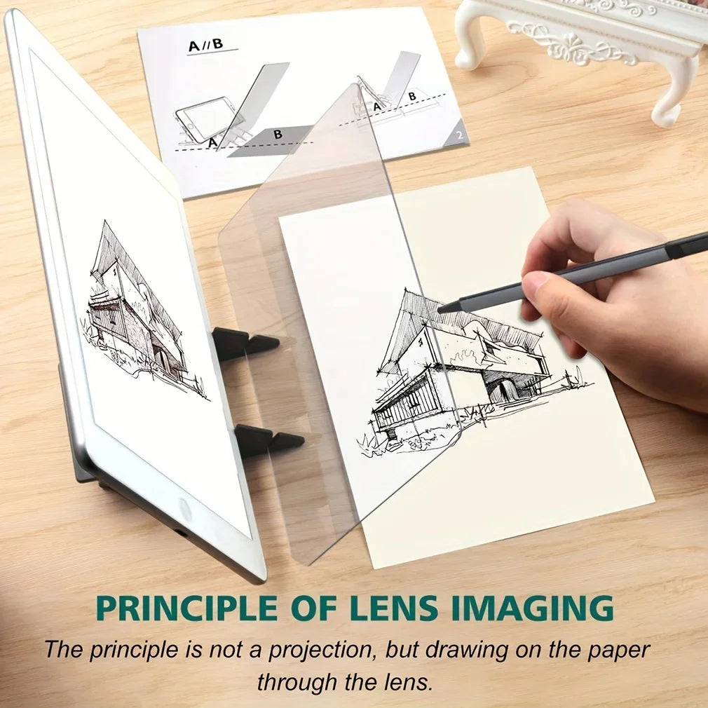 Optical Clear Drawing Board Portable Optical Tracing Board I