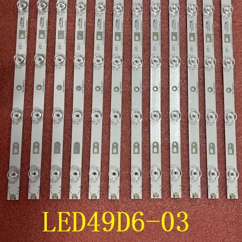 LED Backlight Strip for Kit LED Backlight strip(12)for Haier FD4951A-LU G49Y LED49D6-03(A) 30349006203