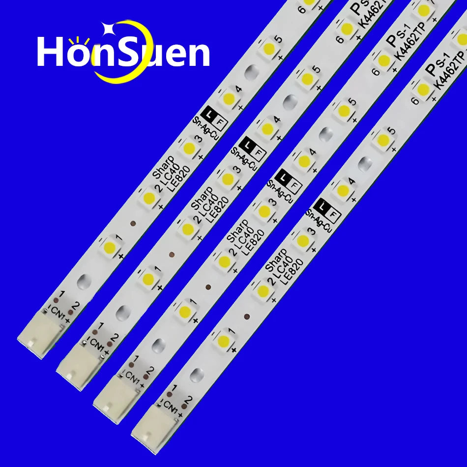 LED Backlight Strip for 4PCS LED Backlight Strip For K4462TP Display LK400D3LWF2Y Sharp LC-40LE814E