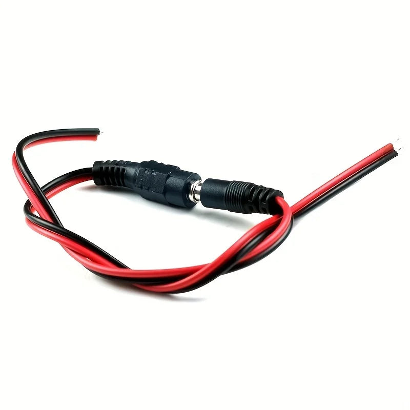10PCS 12V DC Connectors Male Female Jack Cable Wire Line Ada