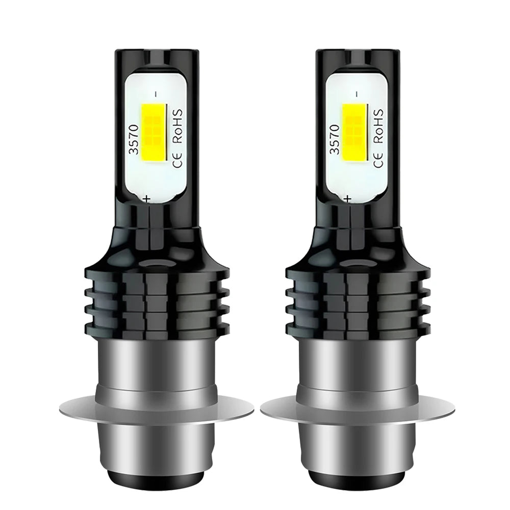 ROADSUN 1/2PCS Motorcycle LED Headlight Bulbs Upgrade High Q