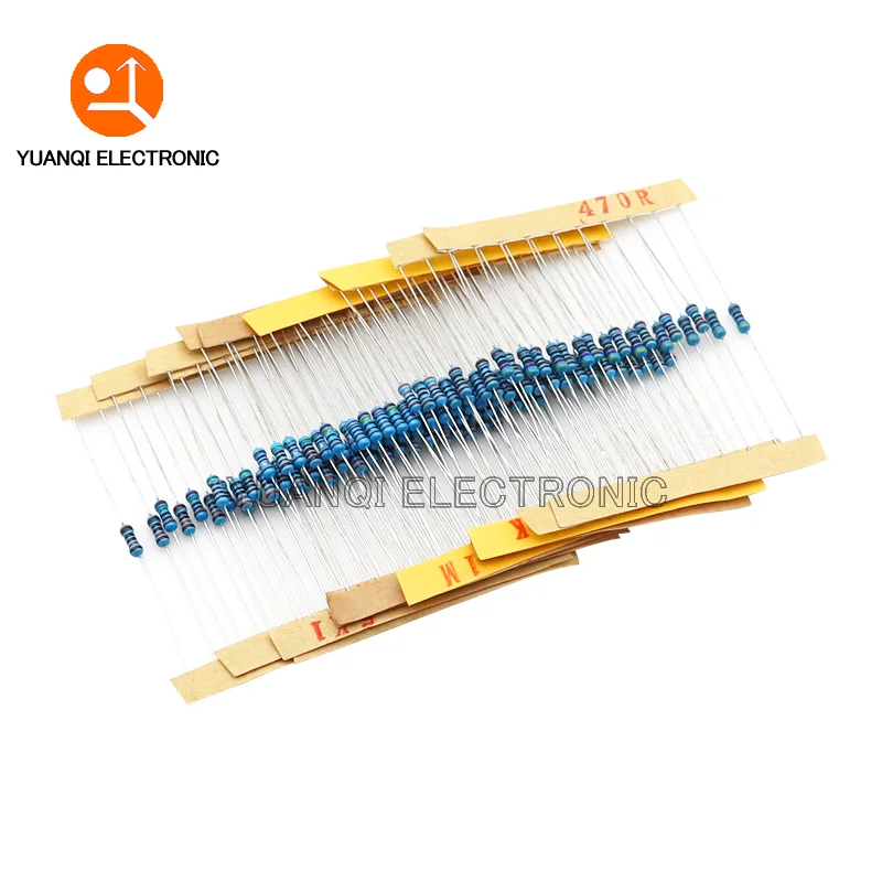 600pcs/set 300pcs/set 30 Kinds 1/4W Resistance 1% Metal Film