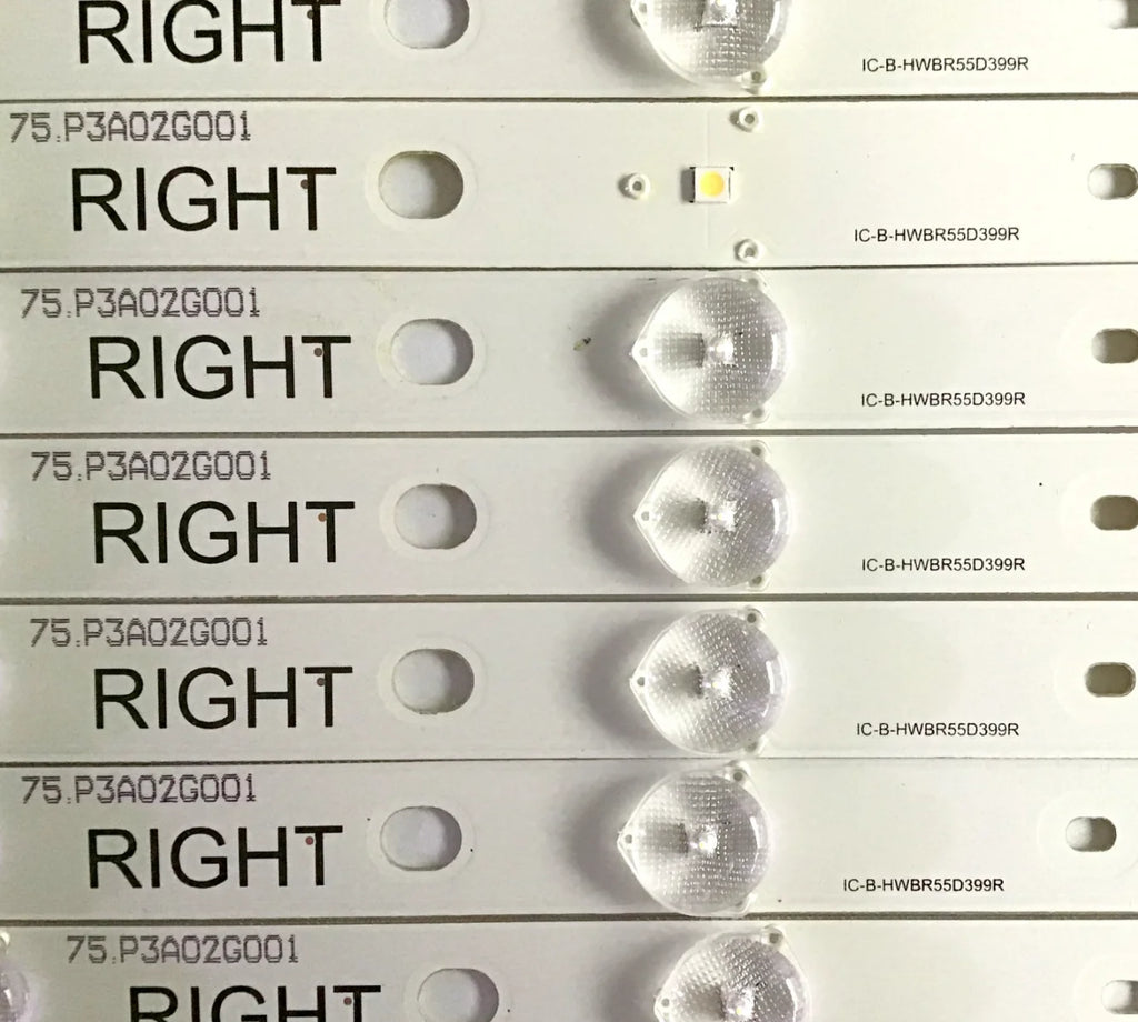 LED Backlight Strip for TV TC-55AS680U Bar Strips IC-B-HWBR55D399L IC-B-HWBR55D399R 75.P3A02G001 75.P3A01G001