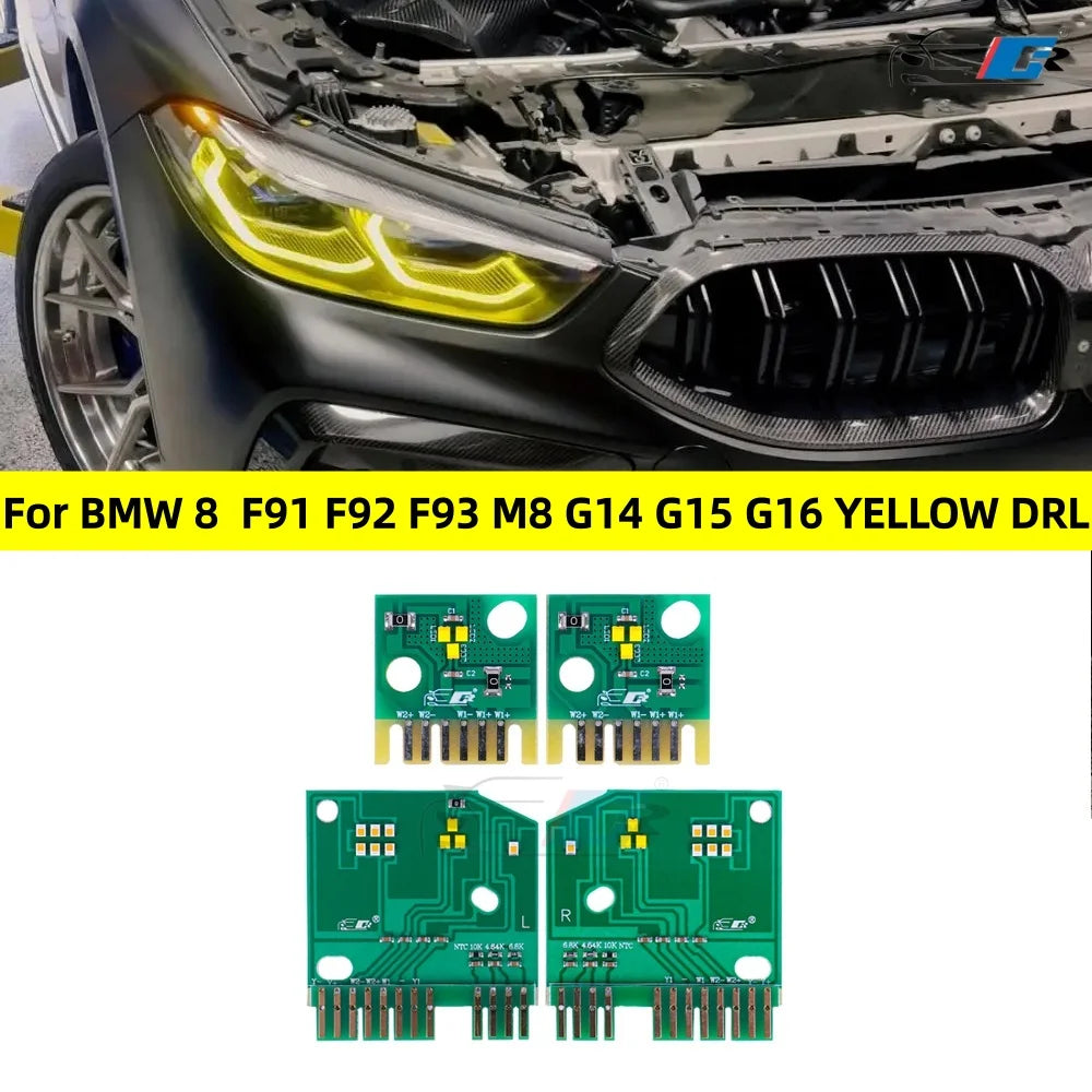 Angel Eye DRL Modules For BMW 8 Series M8 G14 G15 F91 F92 G16 840i M850i 2019 Blue Red Daytime Running Light