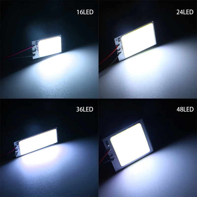 4/8 PCS Car Interior Accessories 18/24/48 SMD T10 4W 12V COB