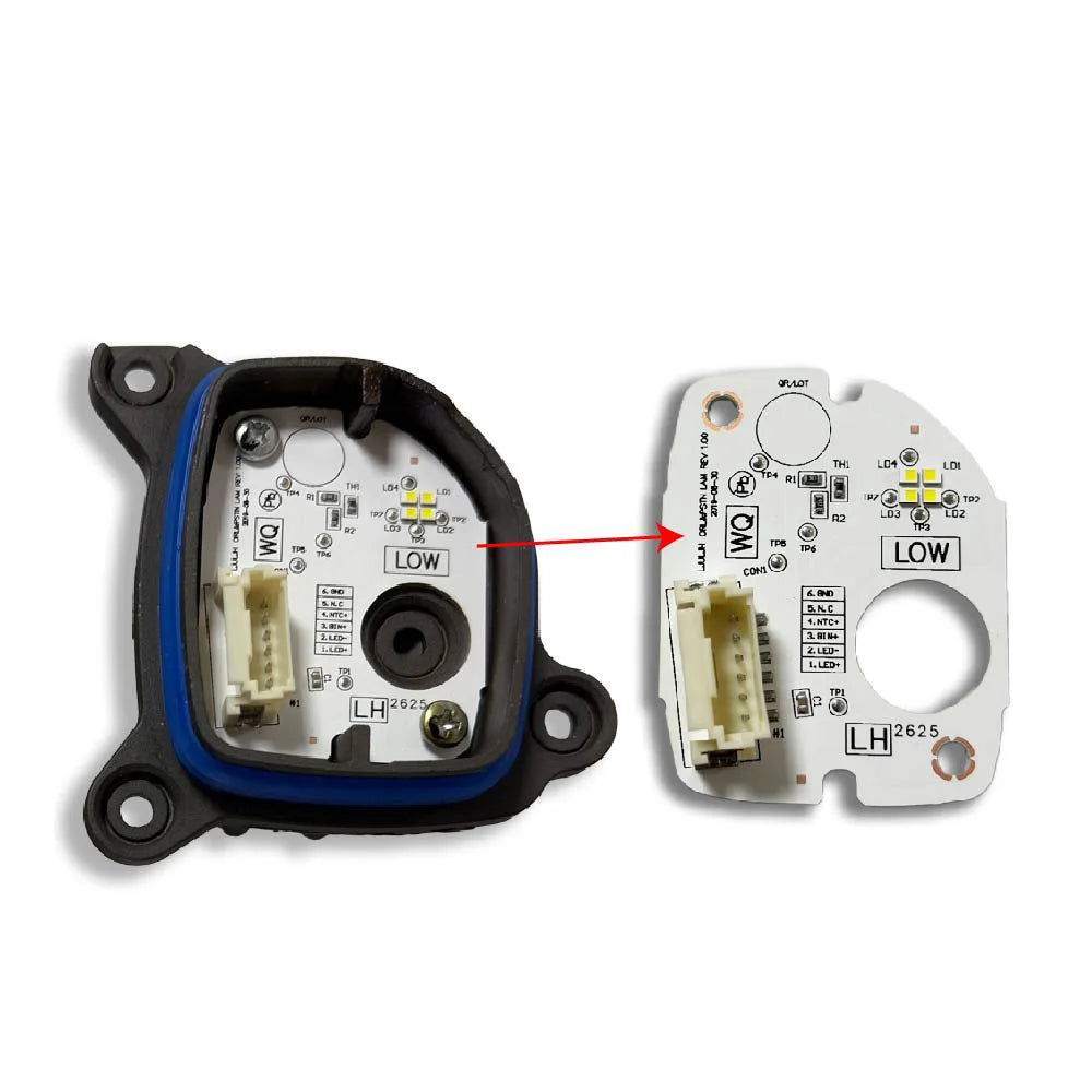 DRL Replacement LED Light Source Module Halo Angel Eyes White Board For Renault Arkana 2021-2025 Headlamp for