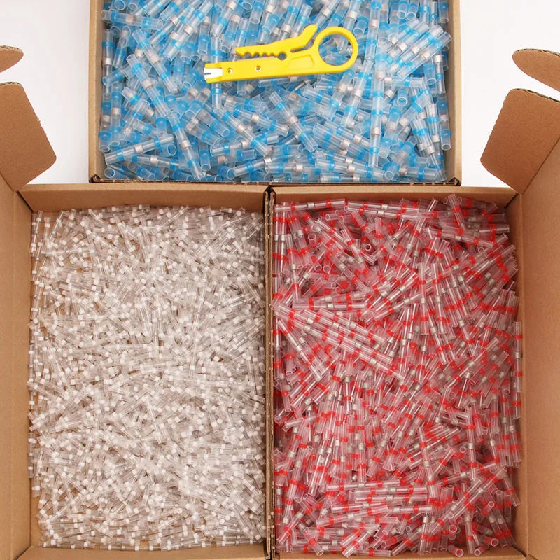 Solder Seal Heat Shrink Waterproof Butt Wire Connectors Term