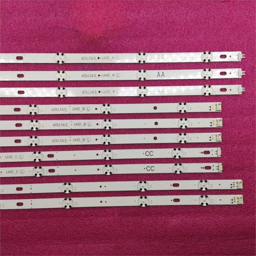 LED Backlight Strip for 60UJ6300 innotek 17Y 60inch 60UJ6050 60UJ630V 60UJ634V 60UJ630Y 60UJ63_UHD_A B C D