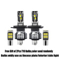 High-Quality & High Brightness H4 LED 6000K Car Headlight Bulbs For Ford Fiesta Mk5 2001 2002 2003 2004 2005 2006 2007 2008