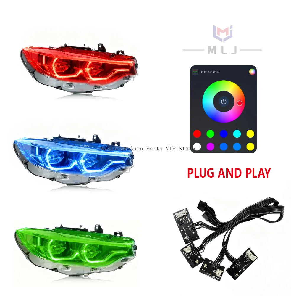 headlights on BMW F80/F82/F83 F32/F33/F36 M3 M4 OEM 63117493229 for BMW F36 F32 F80